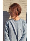 【面長・逆三角】　ショートボブ 　30代　40代