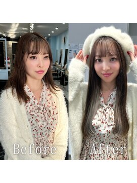 あるじゃんすー 岡山店 シルバー#シールエクステ#小顔#インナーカラー#韓国#岡山