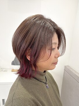 スイ(suiw) 粋な白髪染めハイライト【suiw】昭和町/天王寺/阿倍野