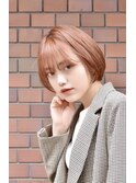大人可愛い20代30代40代黒髪前下がりショートボブ丸みショート◎