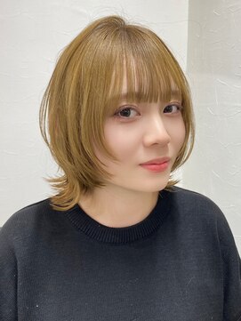 クレム 博多駅店(ChLem) フェイスレイヤー　ショートウルフ
