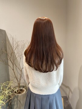 シスイ(sisui) ローレイヤーロング/ピンクブラウン