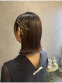 大人ヘアセット