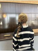 編みおろし/サイド編みおろし/ヘアセット