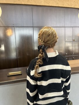 アールトゥーヘアー(art To Hair) 編みおろし/サイド編みおろし/ヘアセット