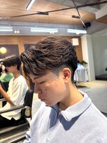 アトラクト バイ ラック 津田沼(Attract by LUCK)&nbsp;フェザーパーマ/フェザーショート/メンズ/メンズパーマ