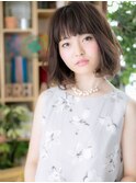 フレンチカジュアルくせ毛風小顔抜け感ボブh4北浦和20代30代40代