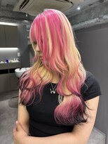 ロテ 名古屋 名駅店(Lote.)&nbsp;くびれヘア/アプリコットオレンジ/夏のヘアアレンジ/名古屋