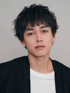 フィフス(fifth) ラフな質感の無造作パーマ×スパイキーショートスタイル