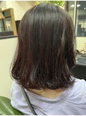 乾かすだけで決まる、内巻きパーマ