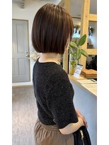 ソラ 京都桂川店(SORA.)&nbsp;大人可愛い＊艶感切りっぱなしボブ◎