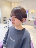 京都ショート　顔まわりカット　京都美容室　進詩織