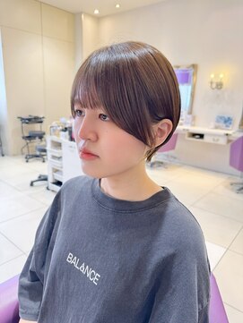 ハピネス 河原町店(Happiness) 京都ショート 顔まわりカット 京都美容室 進詩織