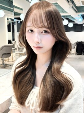 マインバイアフロートギンザ(MYNE by AFLOAT GINZA) レイヤーカット/顔周り/ミルクティーブラウン