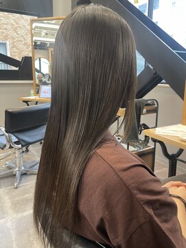 カノエ(canoe) 髪質改善縮毛 韓国巻き レイヤーカット 髪質改善 【大濠赤坂】