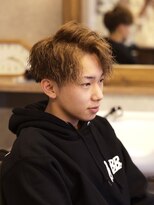 スター(STAR) 【あま市メンズ】ブラウン波巻き