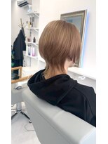 グラスペディア(graspedia) ハイトーン/ミルクティーベージュ/マロンベージュ/ウルフカット