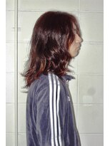 ココ 原宿(KOKO) 顔周りレイヤーカットニュアンスパーマインナーカラー