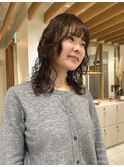 ミディアムレイヤーパーマ
