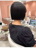 切りっぱなしボブ