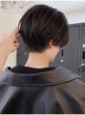 ショートカット切りっぱなしボブ表参道レイヤーボブ渋谷髪質改善