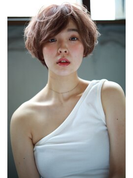 クロム バイ リエット(Chlom by Lietto) Chlom AW愛されピンクブラウン丸みショート  0364574337