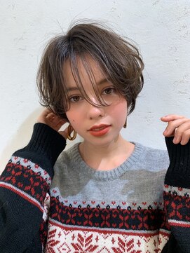 レーヴバイロンド 仙台(Reve by Lond) ノームコアお洒落ショート クセ毛風パーマ