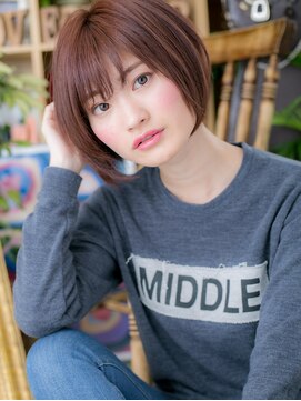 カバーヘア ブリス 戸田公園西口店(COVER HAIR bliss) シースルーカラー小顔ナチュラルマッシュg戸田公園20代30代40代!