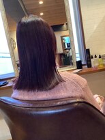 ヘアーメイク トレコローリ(hair make trecolori) 【trecolori  津田沼】ブリーチ無しボルドー