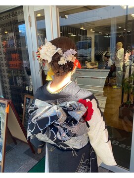 シークレットベース(Secret Base) 成人式ヘア♪