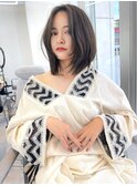 ミントグレーミディ_くびれレイヤーベージュアッシュグレージュ
