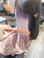 ヴィフ 大船(VIF)&nbsp;ペールピンクラベンダー×インナーカラー