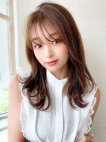 アフロート ディル(AFLOAT D'L)&nbsp;大人かわいい 2wayバング レイヤーカット グレーベージュ