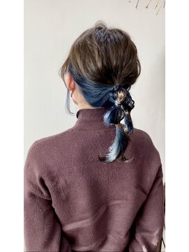 メール(Mer...) インナーカラー/ディープブルー