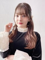 アイティーバイアルバム 下北沢店(IT by ALBUM)&nbsp;ハーフアップウェーブ_ショコラアッシュヘルシースタイル_59006