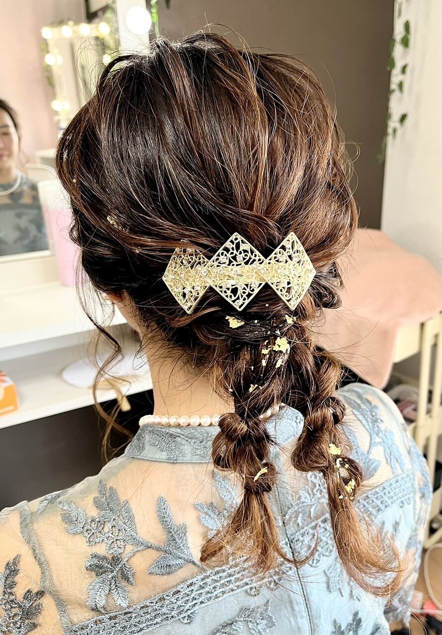 ツイン編みおろし【ヘアセット/新横浜】：L181905092｜ジェネータ