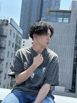 ロンド ローガン 名駅(Lond LOGAN)&nbsp;ツイストスパイラルパーマ　メンズカット　眉毛