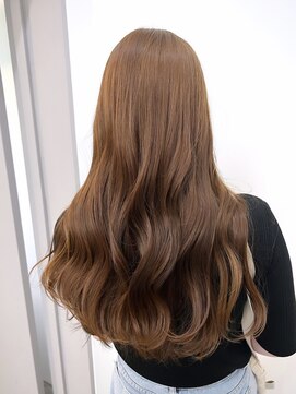 ルイ(ROUIS produced by LUCK 津田沼) ROUIS 津田沼　ブリーチなしの明るめカラー