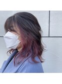 インナーカラー×ピンクパープル【TELA HAIRユーカリが丘】