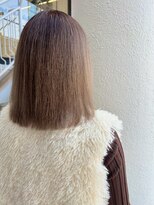 ケシキ(keshiki)&nbsp;ミルクティーベージュ/ブリーチ/ダブルカラー/ボブ/ヘッドスパ