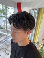 アース オーセンティック 高松レインボーロード店(EARTH Authentic)&nbsp;前下がりセンターパート×ツイストスパイラル◎