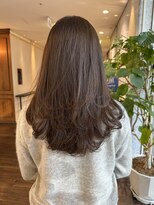 ザック ヴィ(ZACC  vie)&nbsp;ショコラグレージュ　レイヤーカット　セミロング　20代30代40代