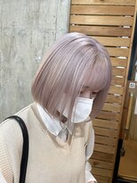 ヘアカロン(Hair CALON) ハイトーンカラー／ホワイトピンク/韓国