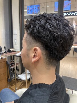 ヘアーズ ゼノン ルクアイーレ店(HAIR'S ZENON) ツーブロック×ナチュラルパーマ