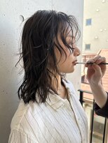 ソイリウム 下北沢(soi rium)&nbsp;レイヤーパーマ/ニュアンスパーマ_ミディアムパーマ_前髪なし