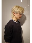 韓国ヘアカルマパーマカルマバングセンターパートウルフ