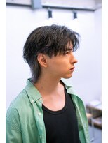 マール 矢場町(MARL)&nbsp;メンズインナーカラー×ウルフマッシュ