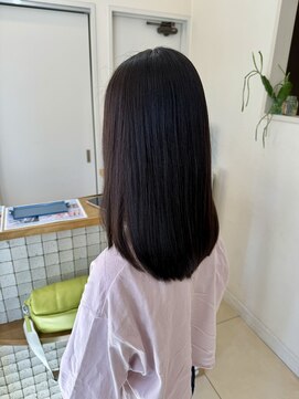 リアン(Lien) 髪質改善ストレート/ミディアムヘア