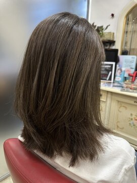 アルファ インタラクティブ エム フラワー(ALUFA interactive.M Flower) 20代30代40代大人可愛い髪質改善カラー艶感ストレート透明感