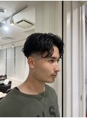 刈り上げセンターパート